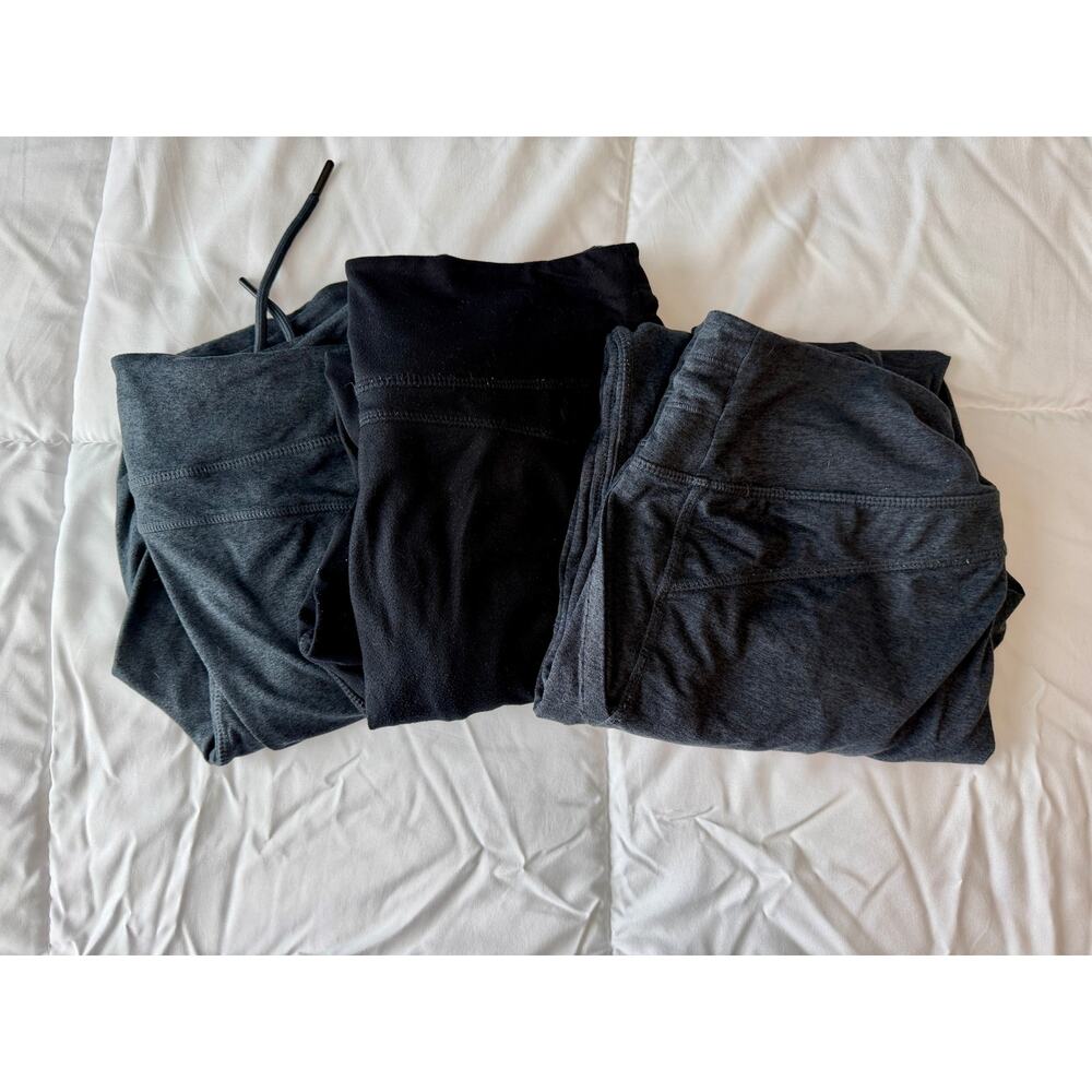 Lole Leggings Size Small Gray and Black 3 pair